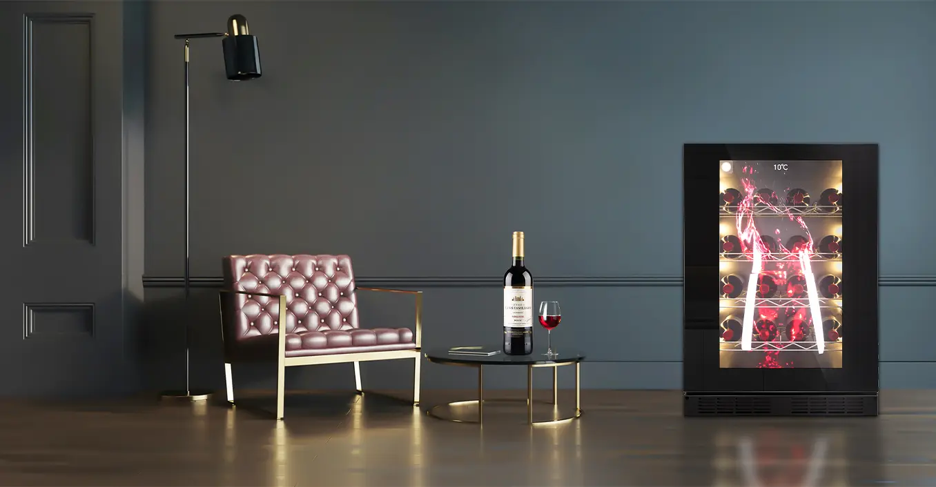 Wine Cabinet Digital Signage Wine Cabinet Digital Signage