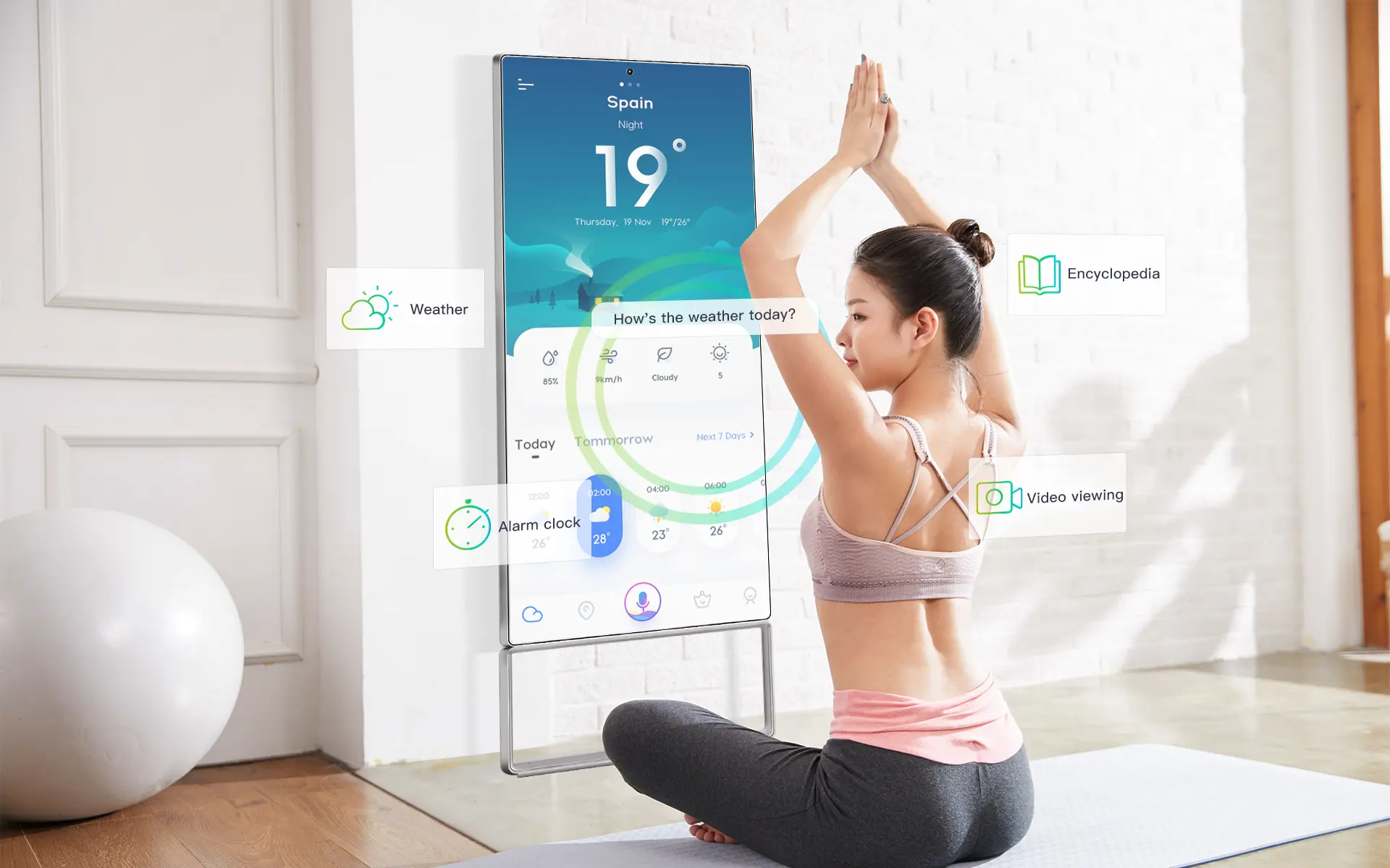 Touch Screen Fitness Mirror Touch Screen Fitness Mirror